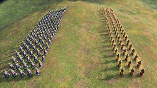 100 Janissary vs 60 Streltsy  Age of Empires 4 [upl. by Hesta]