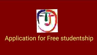 Application for free studentship [upl. by Pawsner]