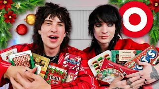 Trying Targets Christmas Snacks [upl. by Ahseekat728]