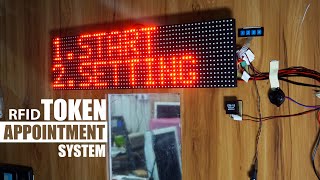 RFID Token Based Appointment Calling System  Electronics Projects Ideas [upl. by Briny921]