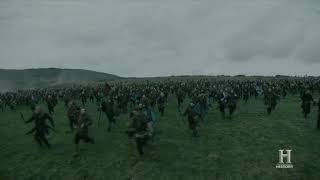 Vikings S05E08  Bishop Headmund falls on battle  Civil Battle Part 2 [upl. by Llig]