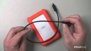 LaCie Thunderbolt Portable Rugged SSD  Quick Look [upl. by Sterling]