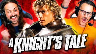 A KNIGHTS TALE 2001 MOVIE REACTION First Time Watching Heath Ledger  Full Movie Review [upl. by Bunni]