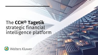 The CCH® Tagetik strategic financial intelligence platform [upl. by Julienne]