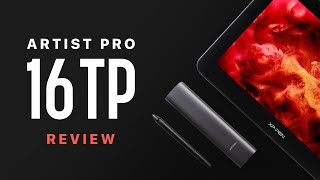 XPPEN Artist Pro 16TP Review  NEW 4K Pen Display 2021 [upl. by Cardie]