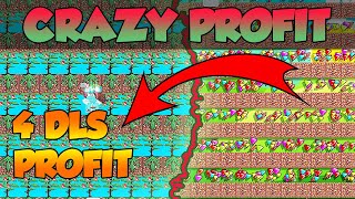 EASY PROFIT FARMING BOUNTIFUL EATING LOOMING PLANT INSANE GEMS  GROWTOPIA PROFIT 2021 [upl. by Akirdnahs]