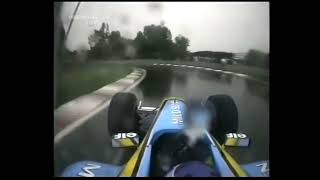 Jarno Trulli struggling around Circuit Gilles Villeneuve 2003 Canadian GP [upl. by Ahiel757]