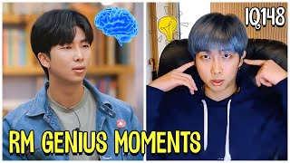 BTS RM Genius Moments [upl. by Tilla]