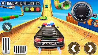 Ramp Car Driving Offline Game 2023  3D Police Car Race Stunt Simulator Games  Android GamePlay 4 [upl. by Lunsford]