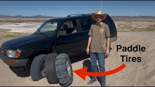 Is Matts Off Road Recovery right about old tires working better on sand than new tires [upl. by Nosnah520]