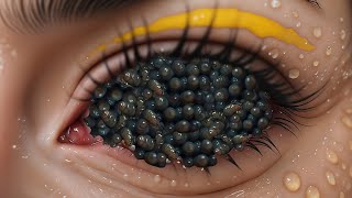 ASMR EyeBall Treatment Animation  ASMR Remove Dirty Maggots from Eye  Deep Cleaning Animation [upl. by Dimo]