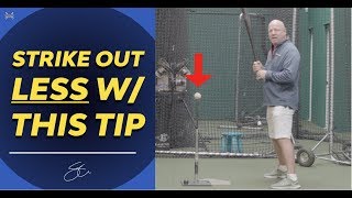 How to strike out less Hitting Tips for youth players [upl. by Naid459]