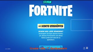 Fortnite Account mit deiner PS5PS4XboxPC verbinden  Fortnite Account mit EpicGames verknüpfen [upl. by Lux]