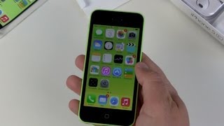 iPhone 5c Grün einrichten und erster Eindruck [upl. by Gerfen176]