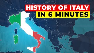 Full History of Italy in 5 Minutes [upl. by Buskirk]