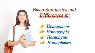 Homophones Homographs Homonyms Homophenes detailed description in urduhindiLecture Lore [upl. by Courtney954]