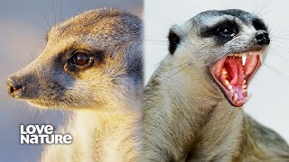 Meerkats Can be Menacing When Provoked  Wildlife Icons 104 [upl. by Bilek]