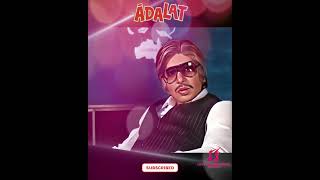 Adalat  Amitabh Bachchan  Amitabh Bachchans Dialogue youtubeshorts shortvideo attitude style [upl. by Mandle]