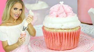 THE BEST Easy Homemade Whipped Cream Frosting  Stable whip cream for piping  Lindsay Ann [upl. by Annodas]