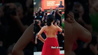 Red Dress Tonight redcarpet wednesday metgala fashion movie erastour dualipanews musician [upl. by Ojillek]