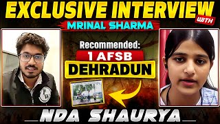 Meet Mrinal Sharma  Recommended From 1 AFSB Dehradun🎉 UPSC NDA1 2024  SSB Interview Preparation [upl. by Olmsted852]