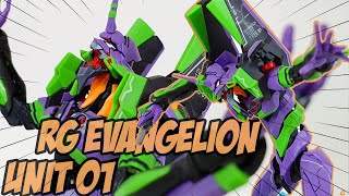 New BANDAI Masterpiece Series  RG Evangelion Unit01DX Transportation Platform Set ASMR Speed Build [upl. by Aitel251]