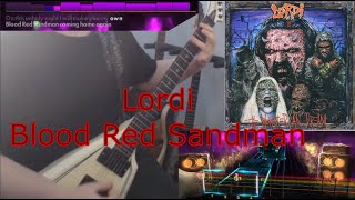 Lordi  Blood Red Sandman  Rocksmith 2014 cover [upl. by Itnaihc]