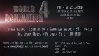 KOTD  WD4  MATCH UP ANNOUNCEMENTS 2 [upl. by Felton335]