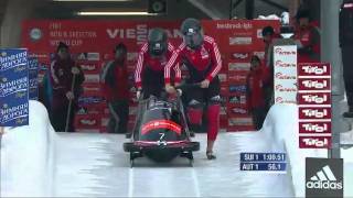 Igls WC Womens Bobsleigh Heat 2 January 18 2013 [upl. by Nola]