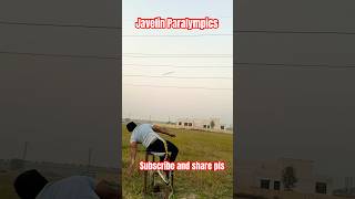 Javelin Paralympics Subscribe and share pls india proud reels trending javelin paralympics [upl. by Eledoya]