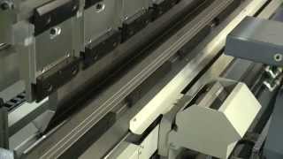 HACOs tandem press brake with angle measuring system [upl. by Lletnwahs]