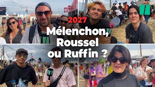 Mélenchon Roussel ou Ruffin pour 2027  À la fête de l’Huma leurs cœurs balancent [upl. by Yenolem789]