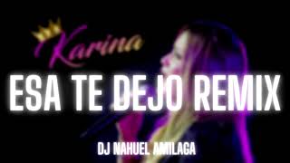 ESA TE DEJO REMIX Karina  Nahuel Amilaga [upl. by Anora656]