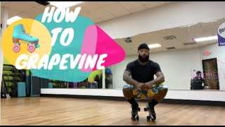 HOW TO ROLLER SKATE  Grapevine [upl. by Tennes]