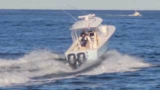 Two Grady White Boats amp A Beautiful Regulator Head Out To The Point Pleasant Beach Ocean [upl. by Jarnagin]