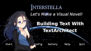 Make a Visual Novel in Unity 2023  Episode 02 The Text Architect [upl. by Daniel]