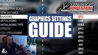 GRAPHICS SETTINGS GUIDE  ASSETTO CORSA COMPETIZIONE EA [upl. by Anthia]