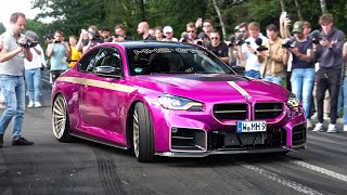 INSANE BMWs leaving Bimmerfest 2024 800HP M6 F13 MH2 GTR M5 E60 M3 E92 M3 Touring M140 E36 [upl. by Proctor718]