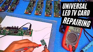 CHINA LED TV MOTHERBOARD REPAIR  UNIVERSAL BOARD REPAIRING [upl. by Reste]