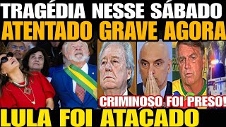 TRAGÉDIA ATENTADO GRAVE AGORA VÁRIOS T1R0S 2 M0RT05 LULA DA SILVA FOI ATACADO EM REUNIÃO P CAIAD [upl. by Barrie]