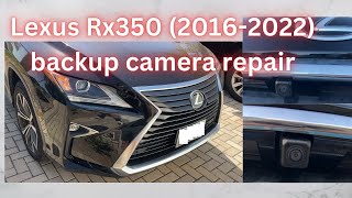 Lexus RX350 20162022 rear backup camera repair How to remove rear liftgate door panel [upl. by Brandy377]