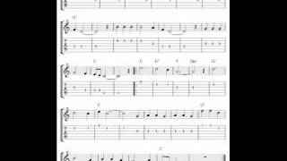 Cielito Lindo  Guitar tablature [upl. by Anirba]