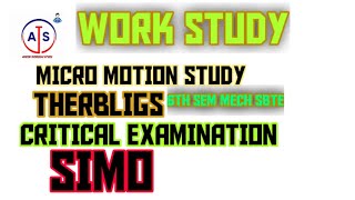 MICRO MOTION STUDY LEC03 6th SEM MECH  SBTE [upl. by Esej]