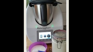 Thermomix TM 5 Naturjoghurt 8 Stunden [upl. by Adnamma]