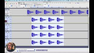 Audacity Editing in multiple tracks [upl. by Lielos]