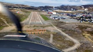 Landing at Hammerfest Airport VL3 Landing 1st of 4Ship Formation flying from Kirkenes  North Cape [upl. by Pilihp]