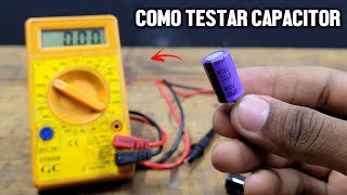 Como Testar Capacitor com Multímetro Digital Passo a Passo [upl. by Woodall]