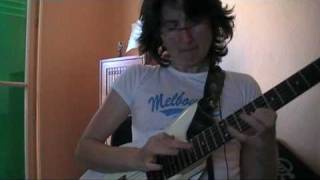 Eddie Van Halen Solo Eruption by Guitar Girl Michèle Marseille 2009 [upl. by Fulbert401]