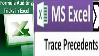 Excel Formula Auditing  Trace Precedents [upl. by Letsirhc]