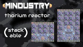 Mindustry schematic  Thorium Reactor stackable [upl. by Ayamahs]